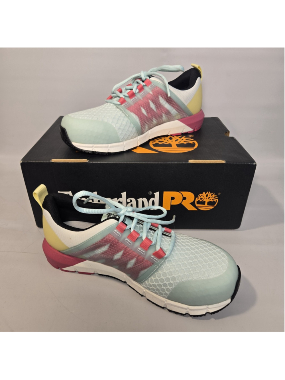 Timberland PRO Radius Safety Toe Work Shoes Slip Oil Resist EH Womens 8.5 NIB